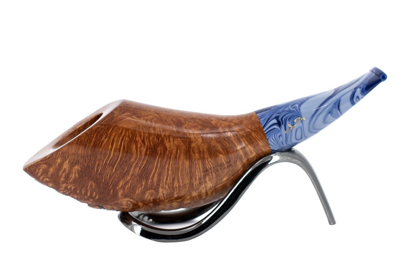 Savinelli Autograph 000 Smooth Natural Briar Pipe - 02