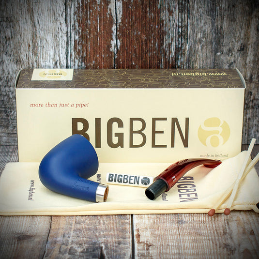 Big Ben Sylvia Blue Matt Briar Smoking Pipe -  Shape 855