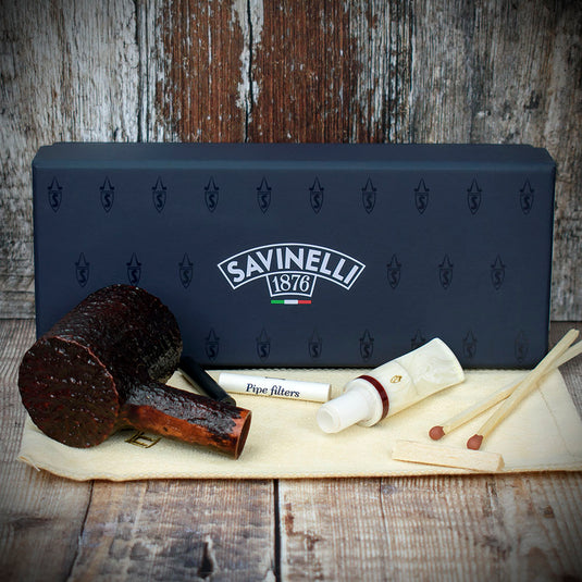 Savinelli Avorio Rustic Brown 311 - 6mm Briar Pipe