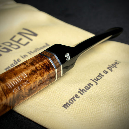 Big Ben Classic Tan Polish Briar Smoking Pipe - Shape 109