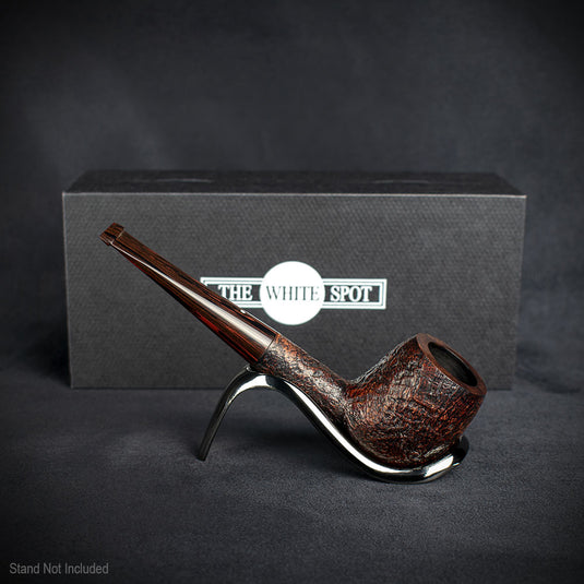 Alfred Dunhill Cumberland 4101 Apple - Group 4 White Spot Pipe