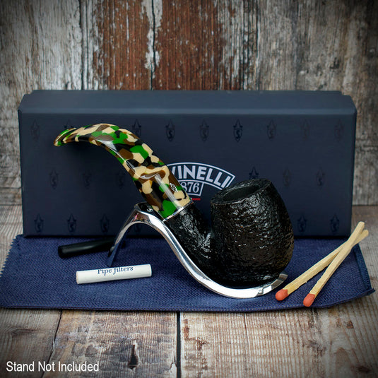 Savinelli | Camouflage | Rusticated Black 614 | 6mm