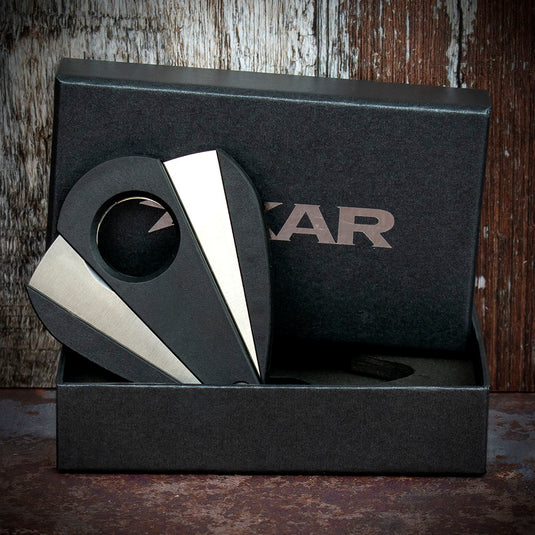 Xikar Xi-2 Black Fibreglass 200BK  Double Blade Cigar Cutter