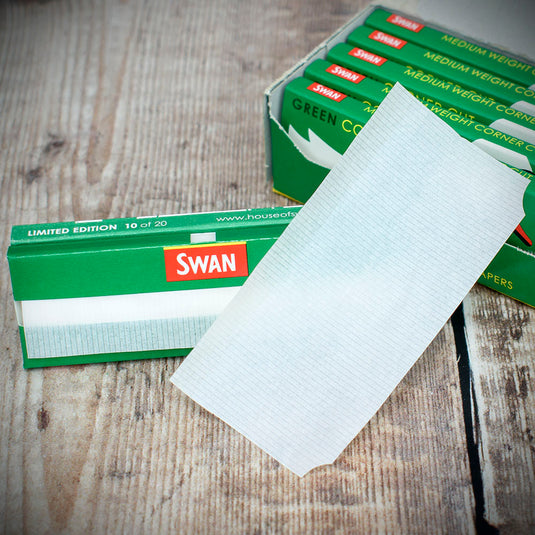 Swan Multipack (6 Booklets) Green Regular Rolling Papers