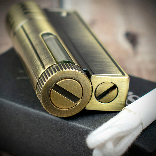 Rattray's Steam Punk Petrol Lighter - Brass Finish