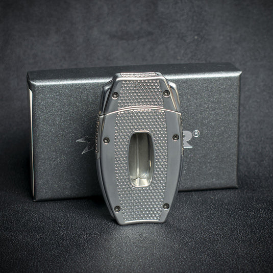 Xikar VX2 V Cut Cigar Cutter - Brushed Chrome