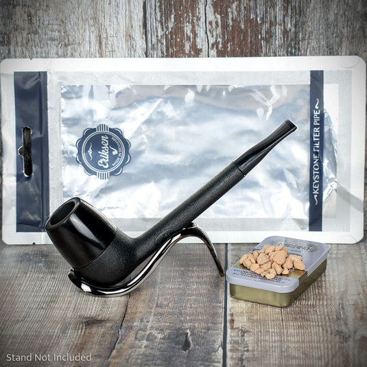 Eriksen Keystone Smooth Black Filter Pipe