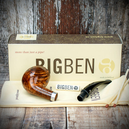 Big Ben Sylvia Tan Polish Briar Smoking Pipe -  Shape 867