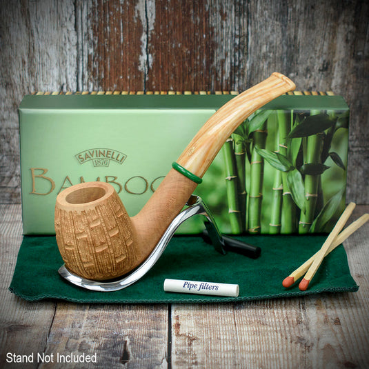 Savinelli | Bamboo | Rusticated Natural 602 | 6mm