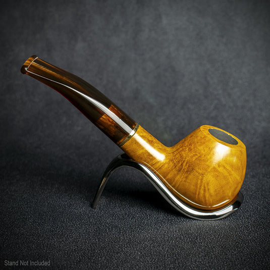 Jean Claude 9mm Filter Tortoise Shell Briar Smoking Pipe - Shape 06