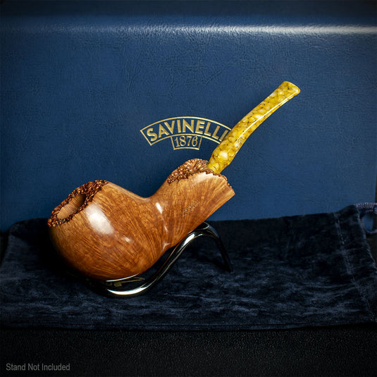 Savinelli Autograph 000 Smooth Natural Briar Pipe - 01