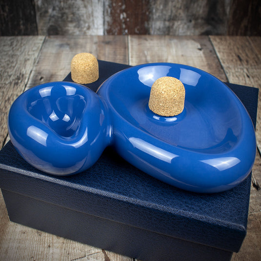 Savinelli Sidecar Pipe Ashtray - Blue