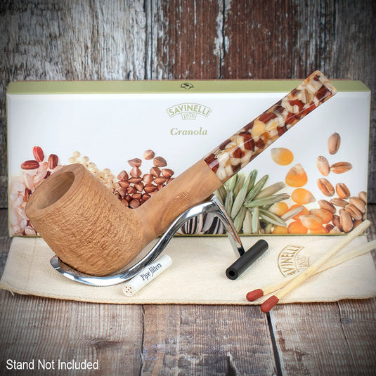 Savinelli Granola Rustic 111 (6mm) Briar Smoking Pipe