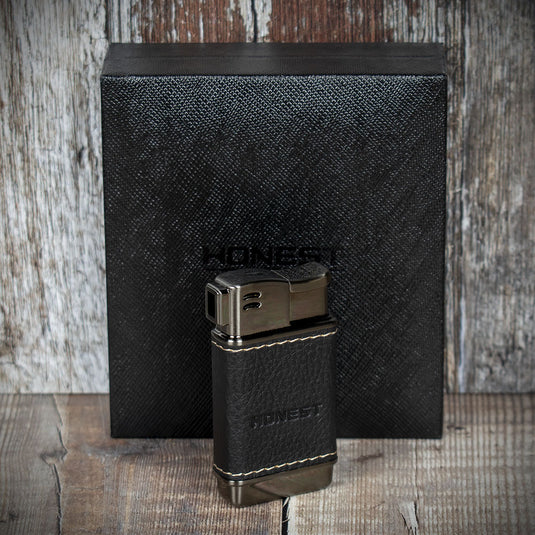 Honest Boyd Pipe Lighter - Titanium/Black