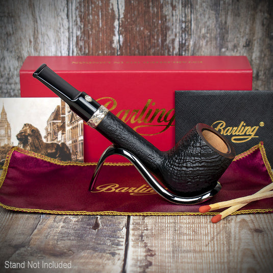 Barling Trafalgar Fossil Briar Pipe - Shape 1814