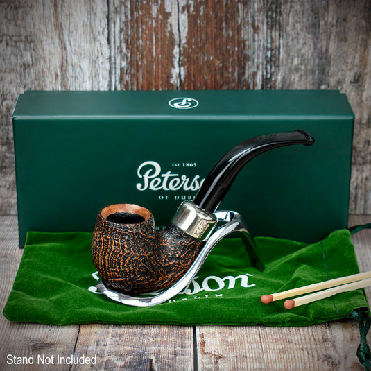 Arklow Sandblasted Briar Pipe By Peterson of Dublin - Shape 221 (9mm)