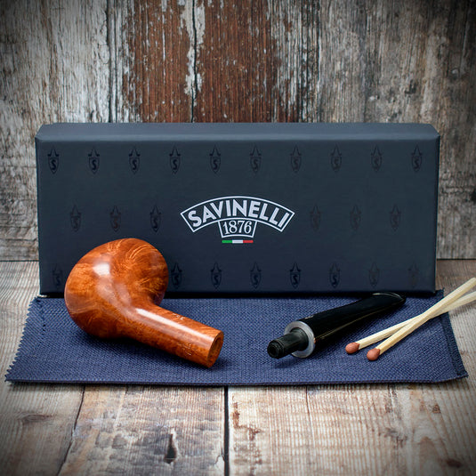 Savinelli Tre Smooth Briar Pipe (207)