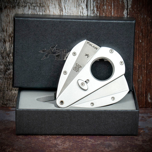 Xikar Xi-1 Silver 100SL Double Blade Cigar Cutter