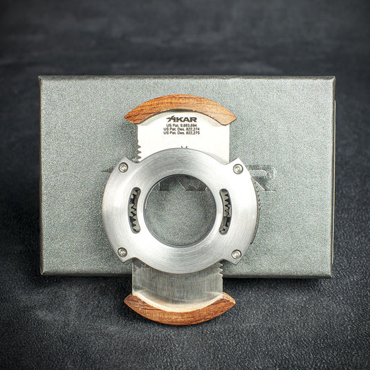 Xikar XO Double Blade Cigar Cutter - Redwood