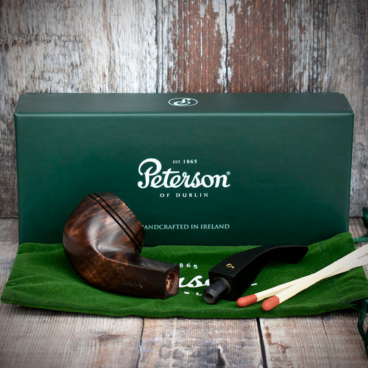 Aran Briar Pipe By Peterson of Dublin - Shape No.80s