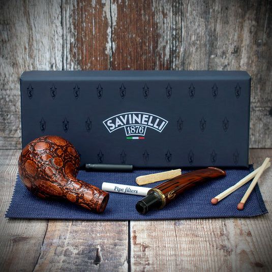 Savinelli | Alligator 6mm Smoking Pipe | Brown 315