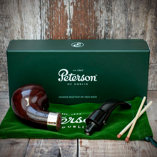 Peterson of Dublin Jekyll & Hyde Briar Smoking Pipe - Shape XL02