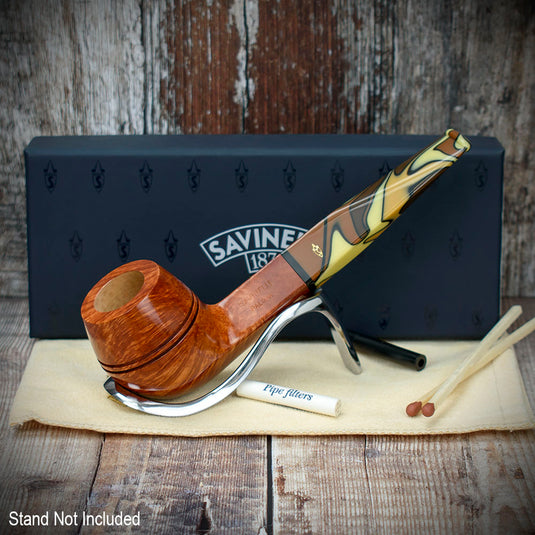 Savinelli Paloma Smooth Brown 510 - 6mm Briar Pipe