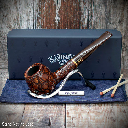 Savinelli | Alligator 6mm Smoking Pipe | Brown 207