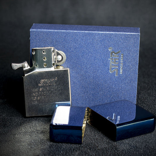 Star Petrol Lighter - Blue Ice