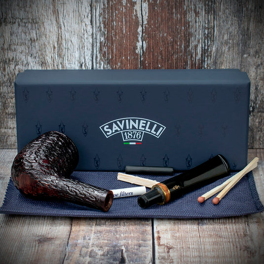 Savinelli Porto Cervo Rustic 114KS - 6mm Briar Pipe