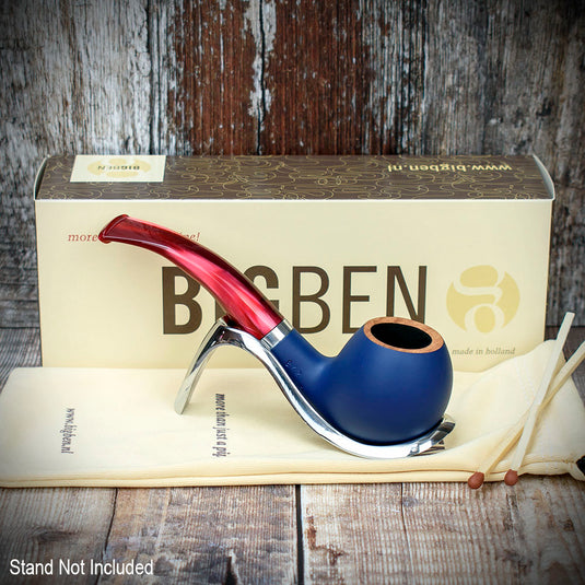 Big Ben Sylvia Blue Matt Briar Smoking Pipe -  Shape 842