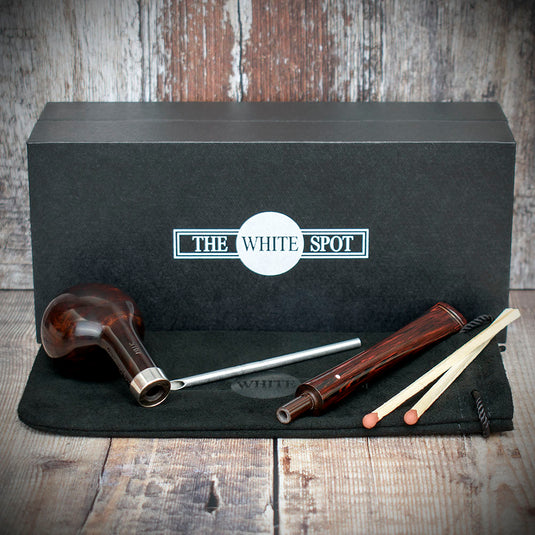 Alfred Dunhill White Spot Briar Smoking Pipe - Chestnut 3107 BB