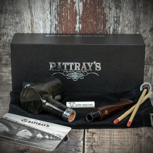 Rattray's Alba Briar Smoking Pipe - Shape No 34