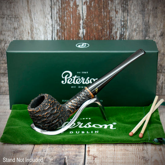 Aran Rusticated Briar Smoking Pipe By Peterson of Dublin - Shape No.86