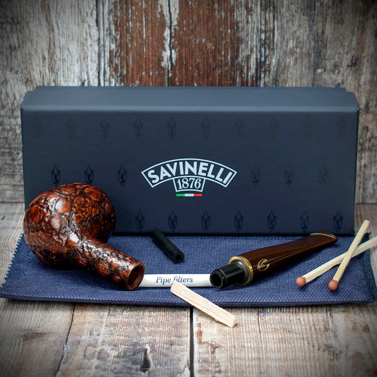 Savinelli | Alligator 6mm Smoking Pipe | Brown 207