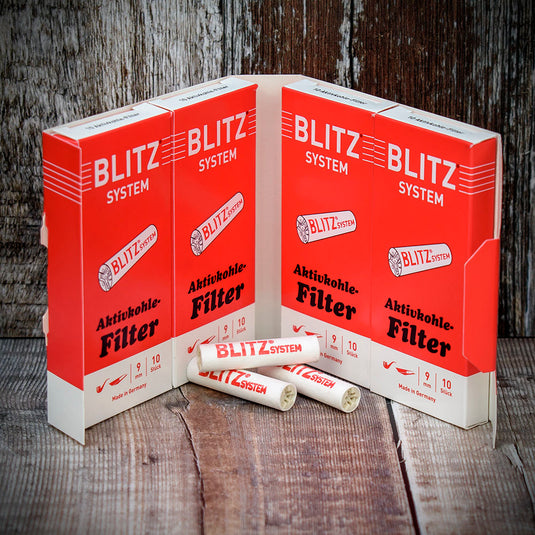 Blitz 9mm Pipe Filters | Pack of 40