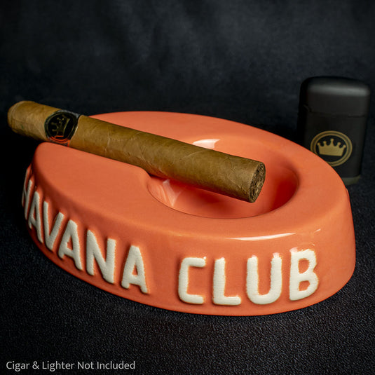 Havana Club Collection Ashtray - Egoista Single Cigar Ashtray - Orange