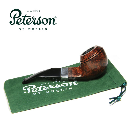 Peterson | Kildare Silver Mounted 9mm Filter Briar Pipe | 80s