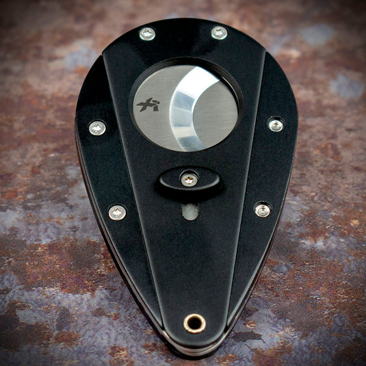 Xikar Xi-1 Black Anodised 100BK Double Blade Cigar Cutter