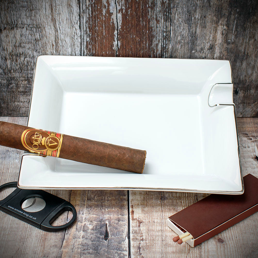 Cigar Lighter, Cutter, Travel Case, and Single cheapest Cigar Ash Tray accessory bundle for