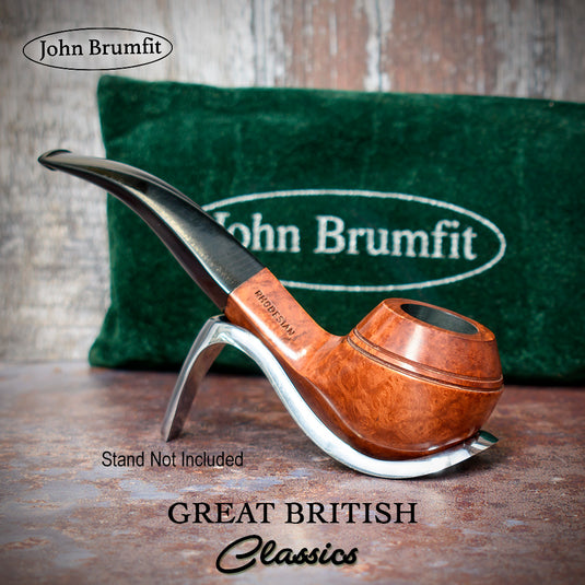 John Brumfit - Great British Classics Briar Smoking Pipe - Rhodesian