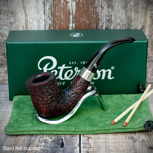 Sherlock Holmes Rathbone (Red Sandblast) by Peterson of Dublin Briar Pipe