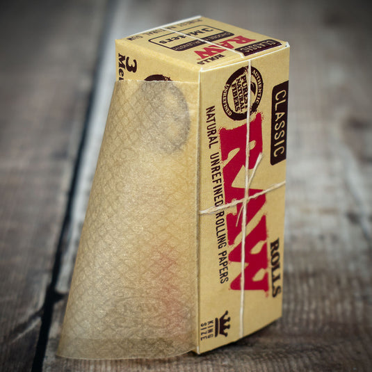 Raw | Classic King Size Paper Rolls 3m