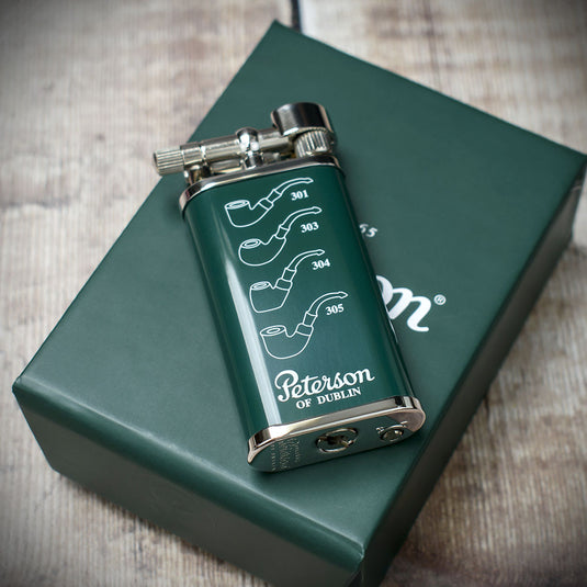 Peterson of Dublin System Pipe Lighter - Green