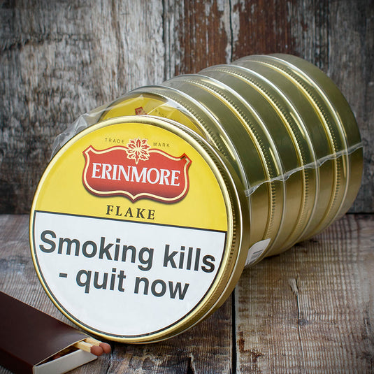 Erinmore Flake Pipe Tobacco - 50g Tin