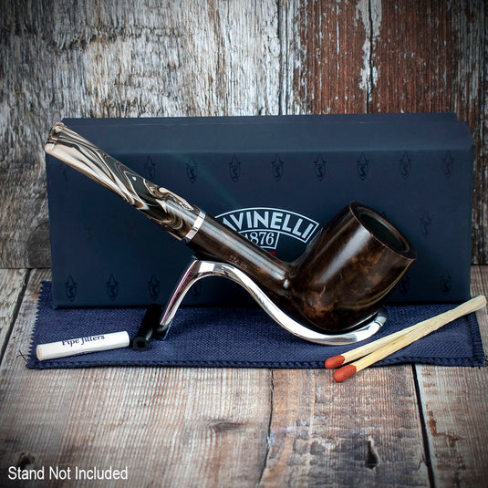 Savinelli Morellina Smooth Brown (114S) 6mm - Briar Pipe