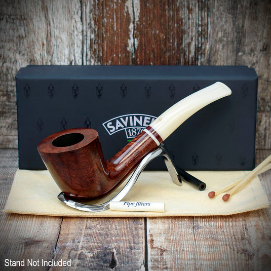 Savinelli Avorio Smooth Burgundy 920 - 6mm Briar Pipe