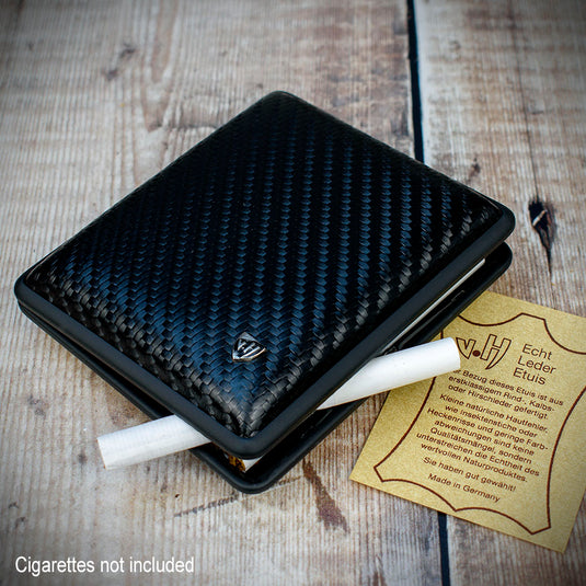 Black Carbon Weave | 605 702 | Kingsize Cigarette Case