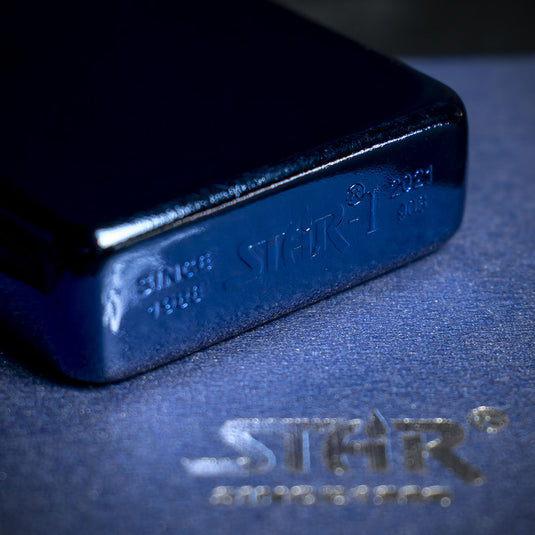 Star Petrol Lighter - Blue Ice