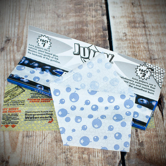 Juicy Jay's King Size Papers - Blueberry